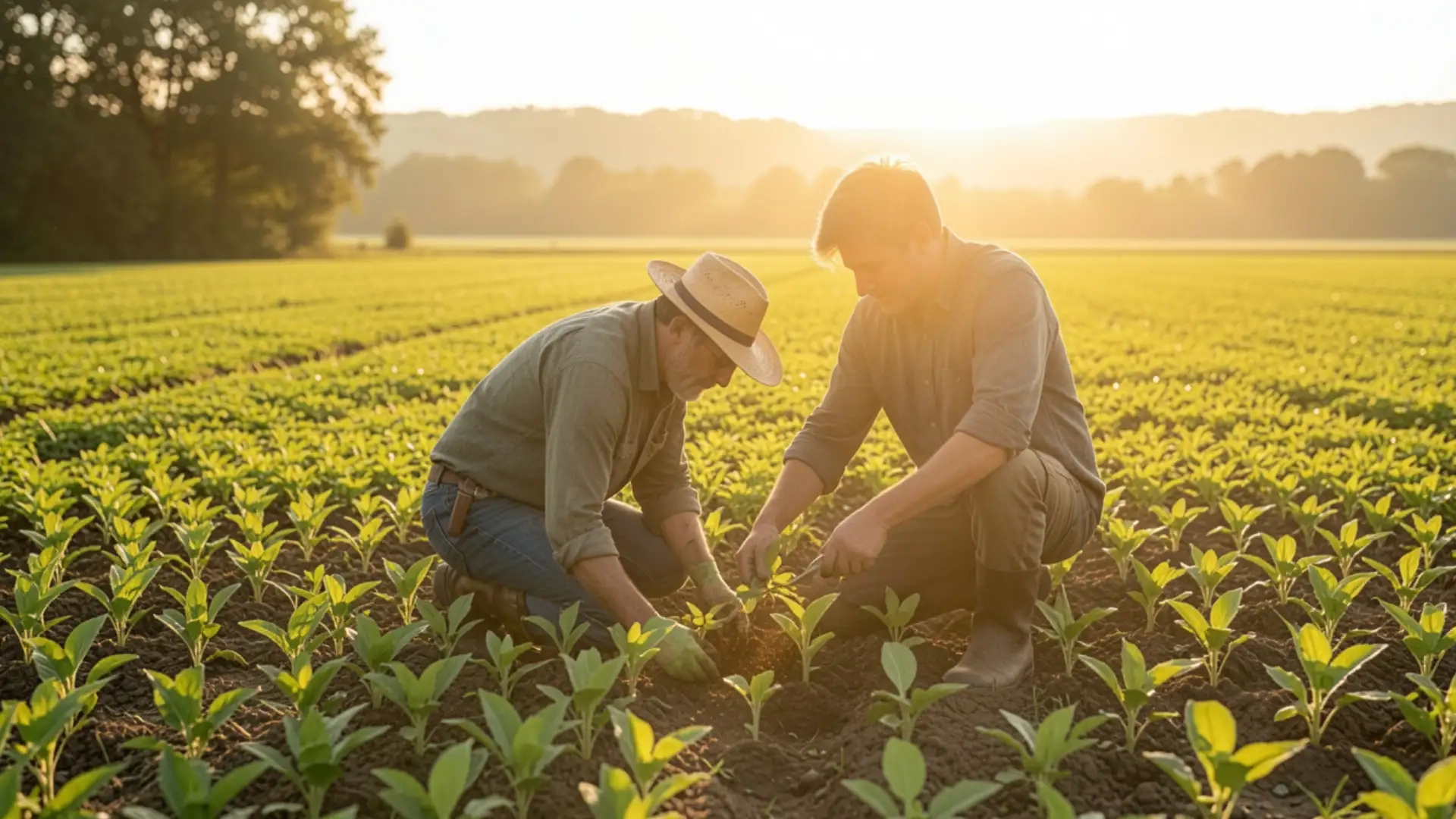 From the first seed to the full granary, we stay with the farmer at every stage.